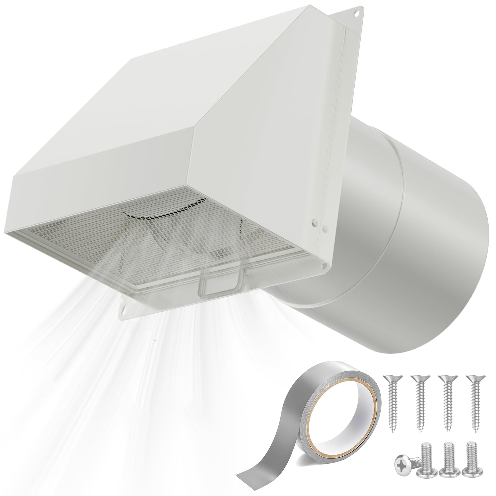 Photo 1 of HG Power 6 Inch Galvanized Steel Wall Vent