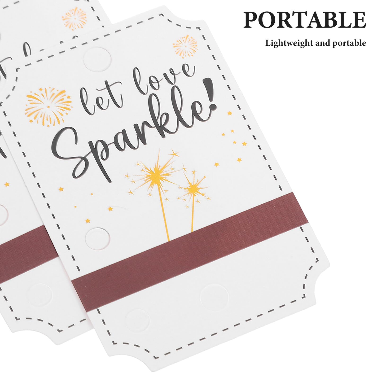 Holibanna 50 Stück Papieranhänger mit Löchern Etiketten für Hochzeitsgeschenke mit Reibefläche Vintage Design für Partygeschenke