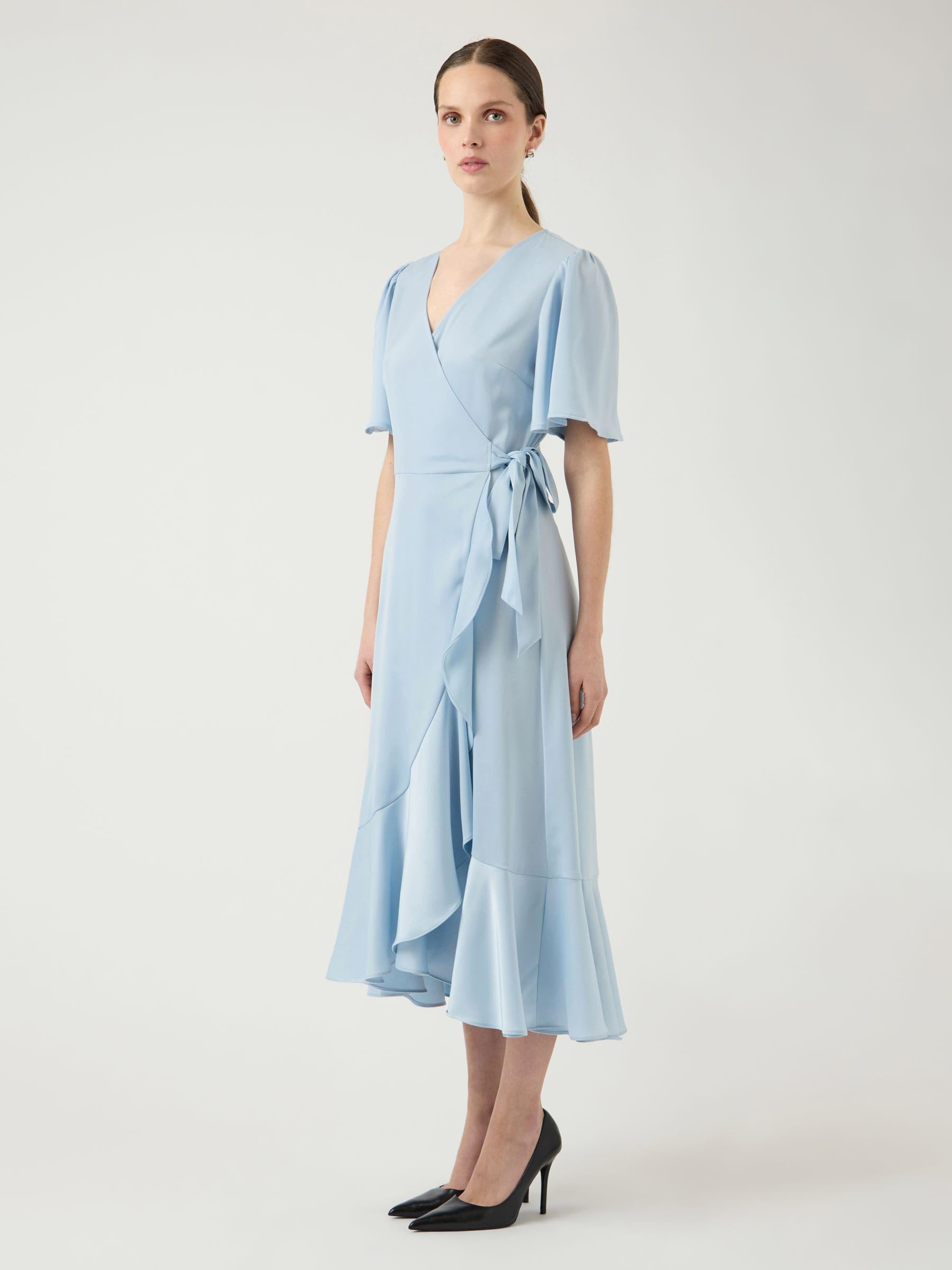 YAS Yasthea 2/4 Midi Wrap Dress S. Noos Donna