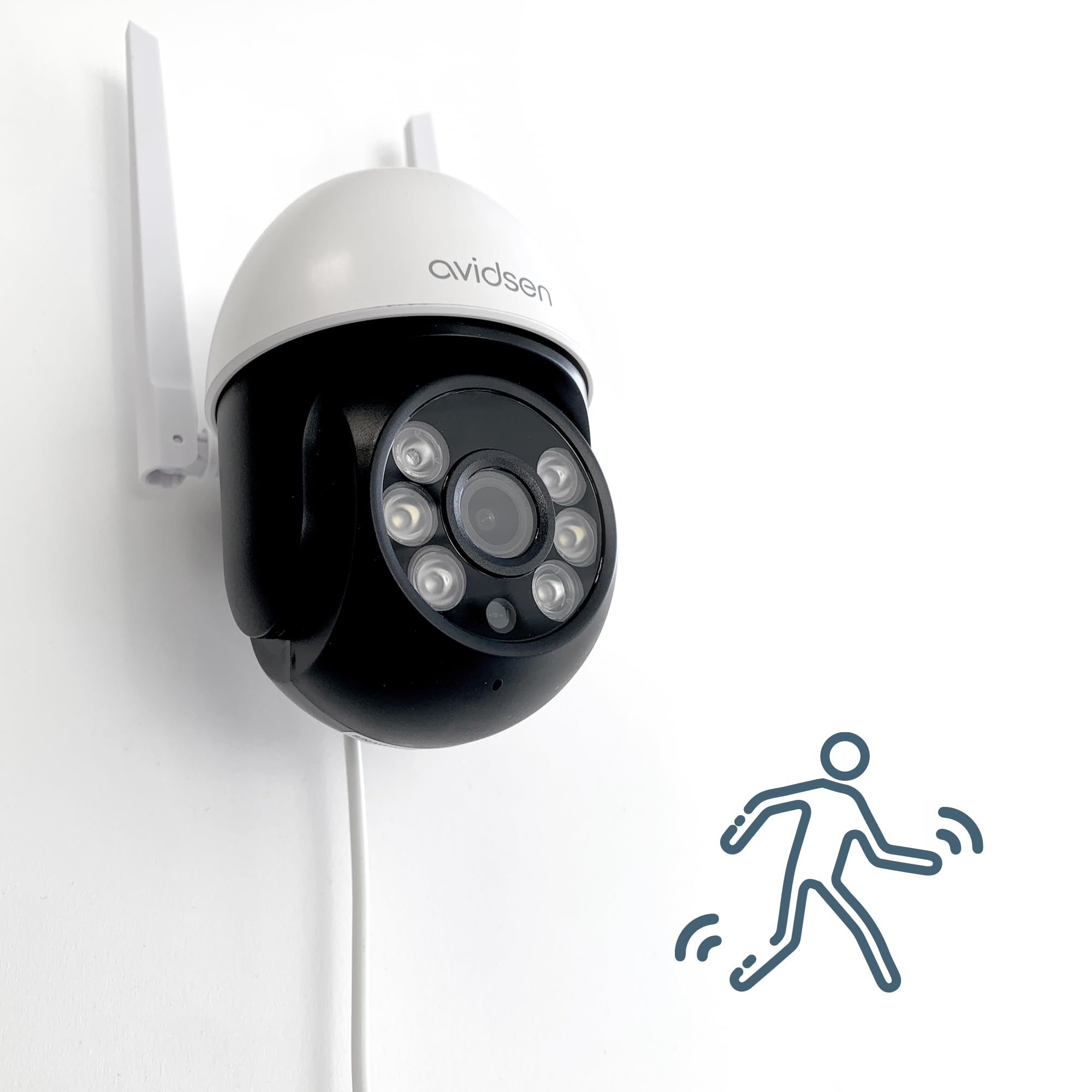 Avidsen HomeCam 2K PTZ telecamera di sicurezza motorizzata per esterni Home 127154