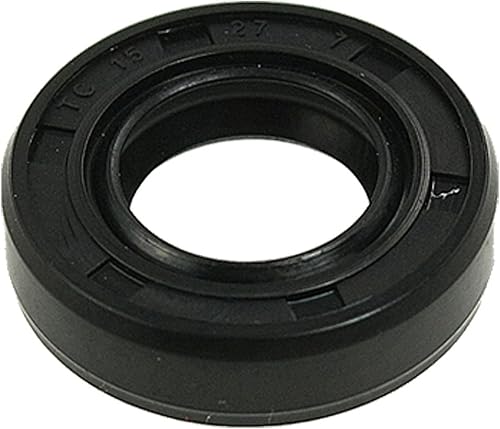 Miniatura 54 de uxcell Caucho doble de los labios del sello de aceite del eje rotatorio métrico 49.2x82.0x16.4 ft m TC, negro