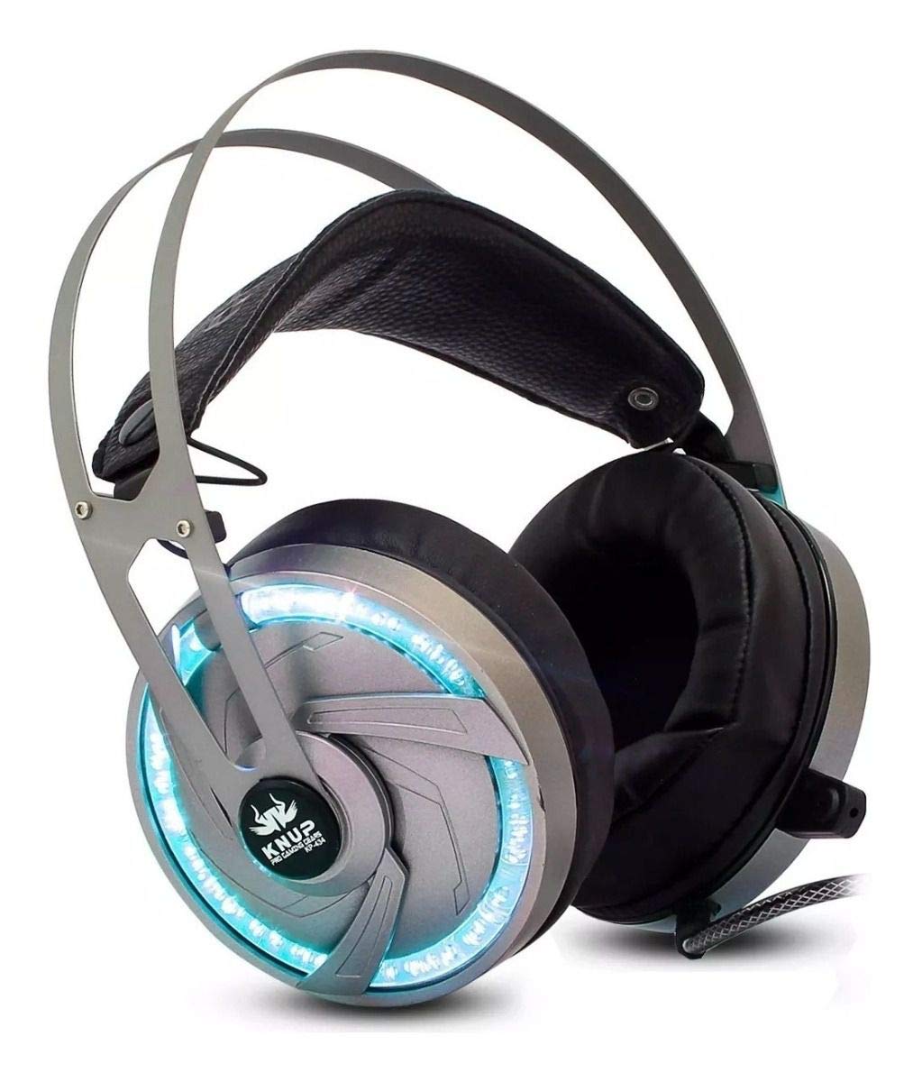 Fone De Ouvido Headset Gamer 7.1 Pc Led Com Microfone Kp-434