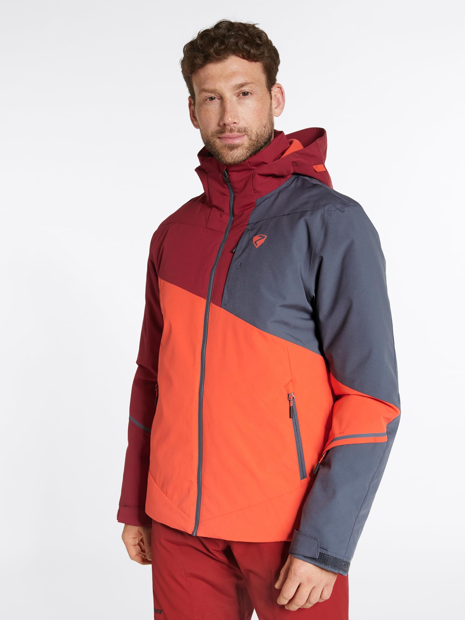Ziener Herren Timpa Ski-Jacke/Snowboard-Jacke | atmungsaktiv, wasserdicht (1er Pack)