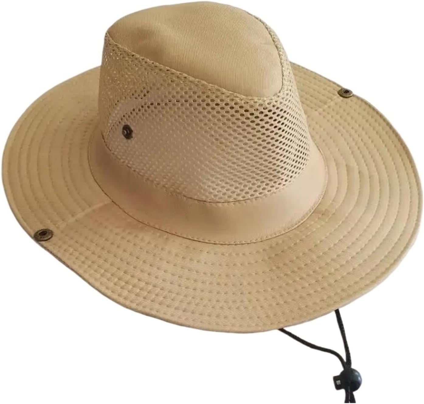 Men Outdoor Sun Hat Knight Cap Wide Straw Beach Summer Autumn Tourism Hiking Sunhat Fisherman Monochrome Matte 58-60cm