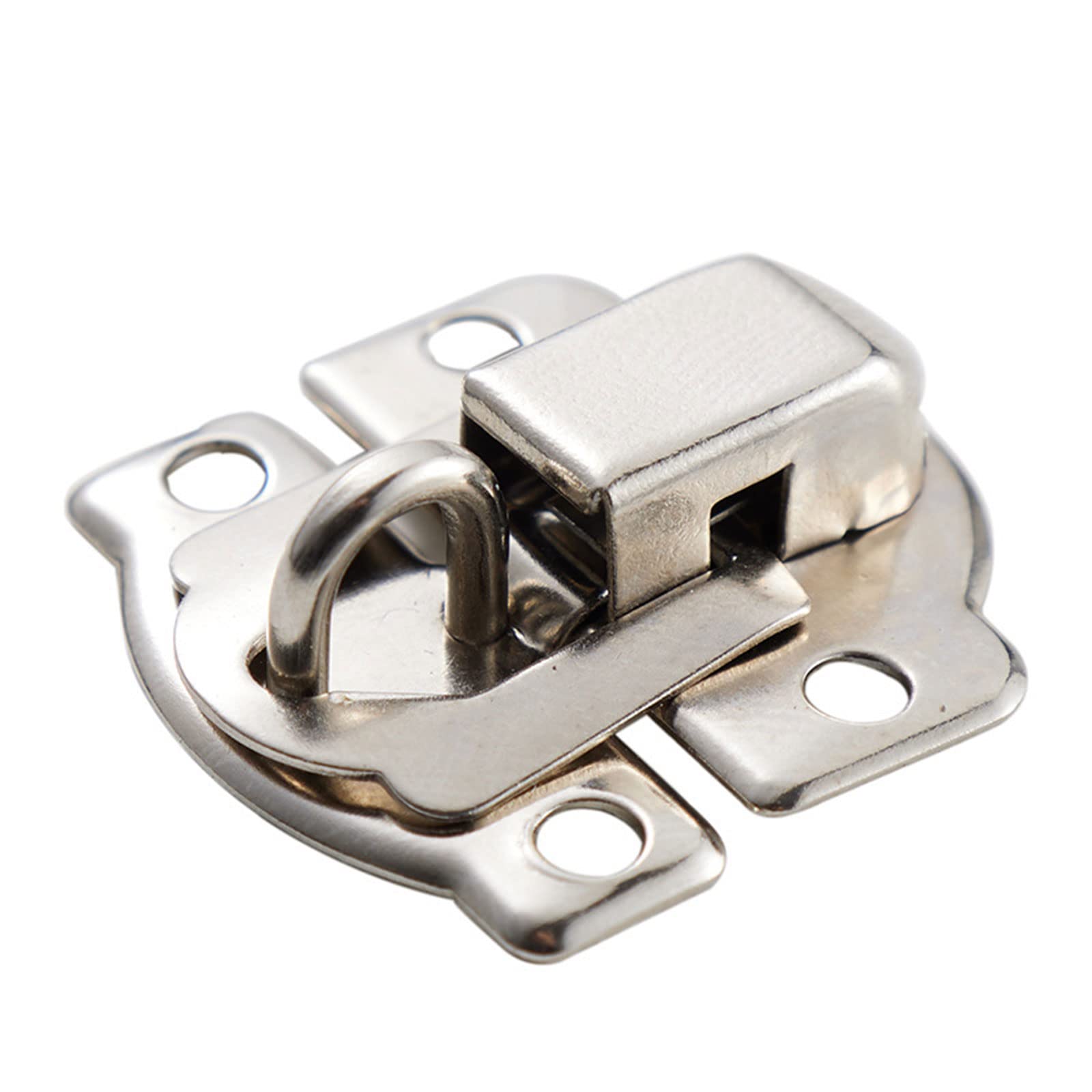 BOLOUY Buckle 10 Pcs Antique Hasps Furniture Buckle Decorative Hasp Retro Jewelry Box for Cabinet Drawer Wooden Crafts Good