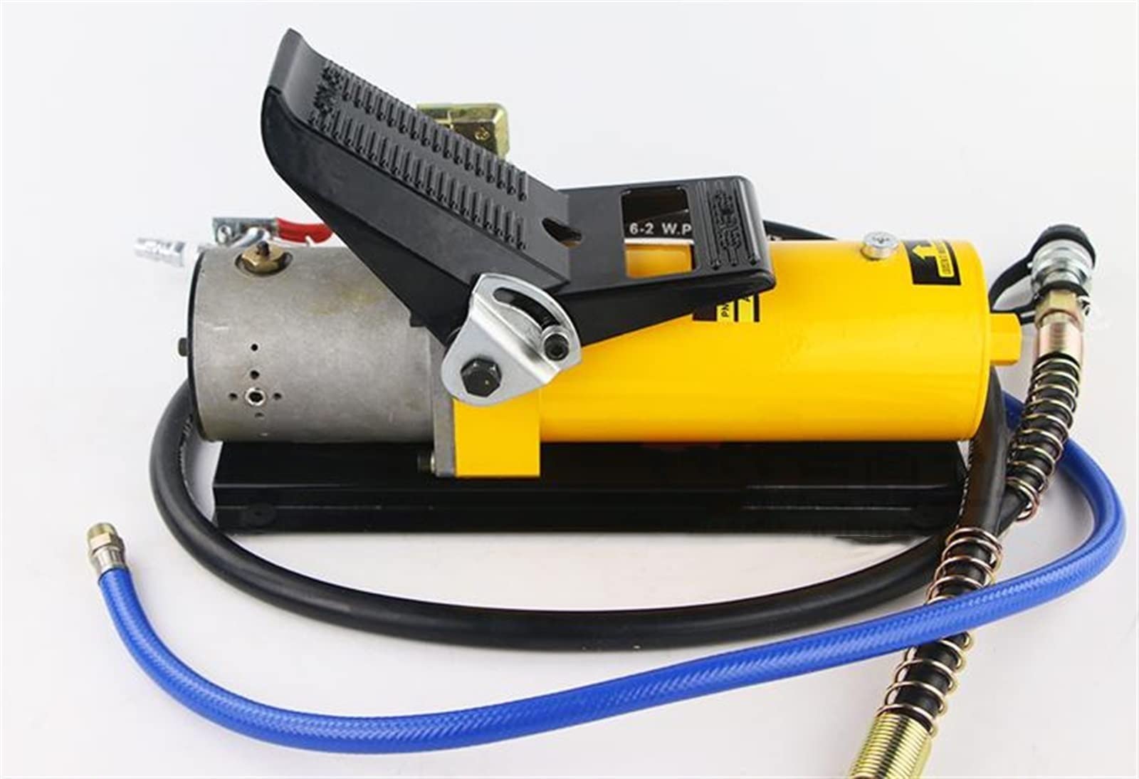 Pompa a pedale idraulica ad aria 10.000 PSI per macchine per telaio auto, sistema pneumatico, per impieghi pesanti, alta pressione, attrezzature professionali