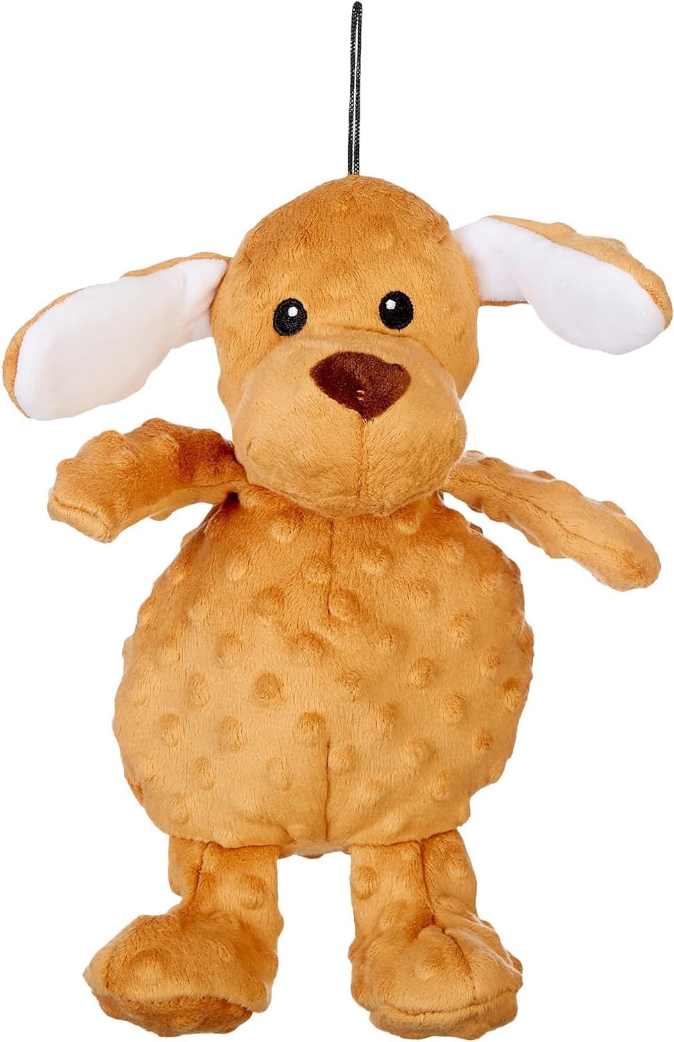 Petlou - Juguetes de peluche interactivos para perros, juguetes chirriantes para perros medianos, pequeños y grandes, juguete para perros Dotty Friends (12 pulgadas, Dotty Friends-Dog)