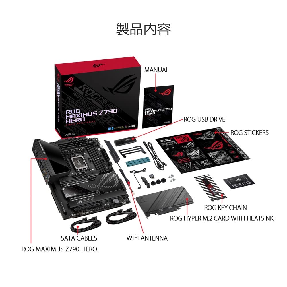 Amazon | ASUS ROG MAXIMUS Z790 HERO intel 第14・13・12世代 CPU対応 