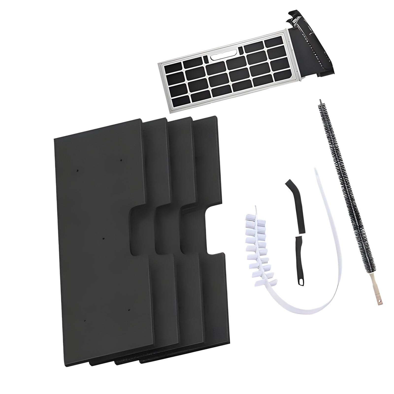 Shurhome WH01X35719 Washer Dryer Combo Lint Filter with Brush Tumble Spare Parts for Lint Removal and Vent Maintenance Heat Pumps Sponge Filter