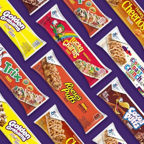 General Mills S-PL-3072 Reese'S Puffs Cinnamon Toast Crunch Cereal Treat Bars Variety Pack thumb #3