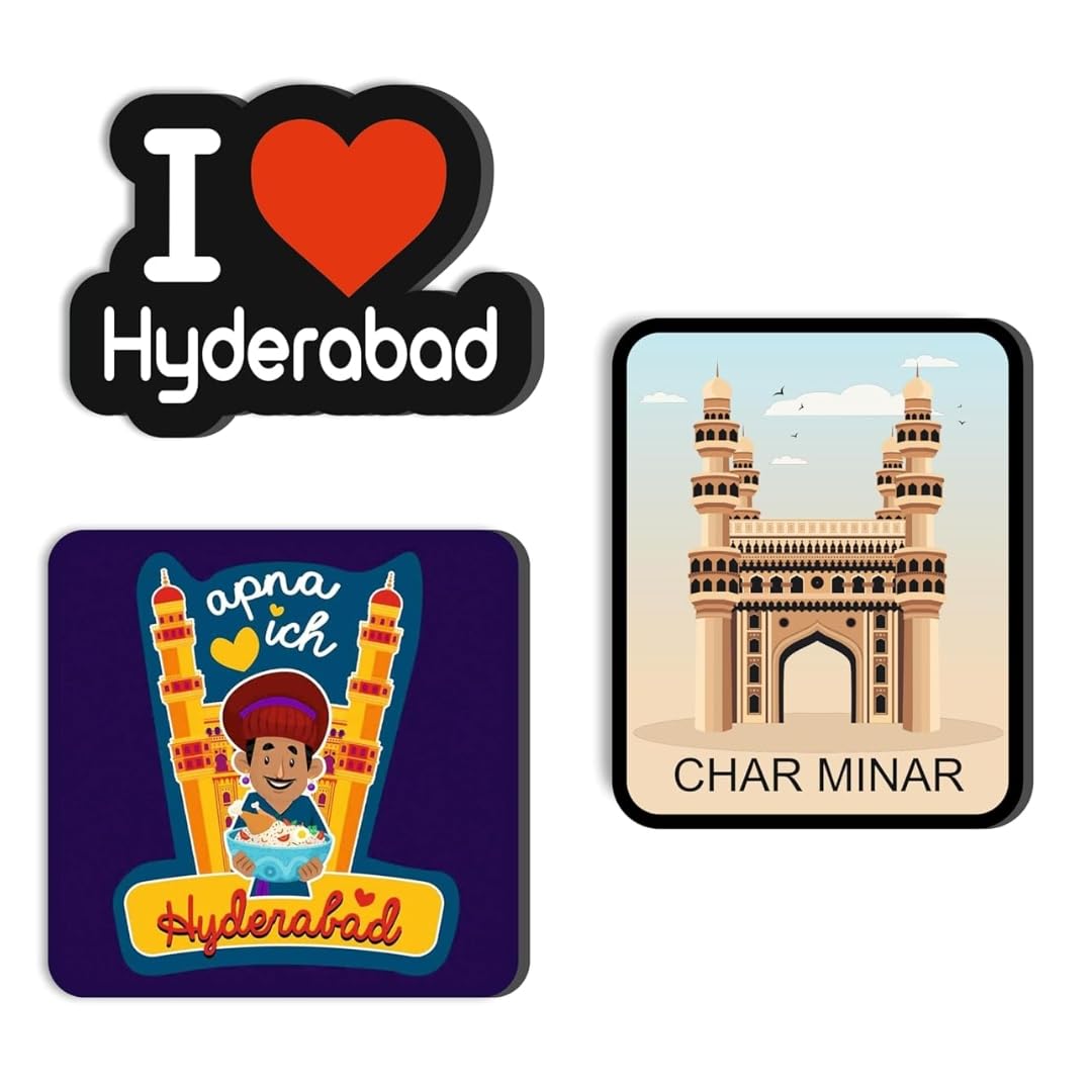 India Fridge Magnets - Set of 3 | Travel Decor -13 India Fridge Magnets - Set of 3 | Travel Decor -13