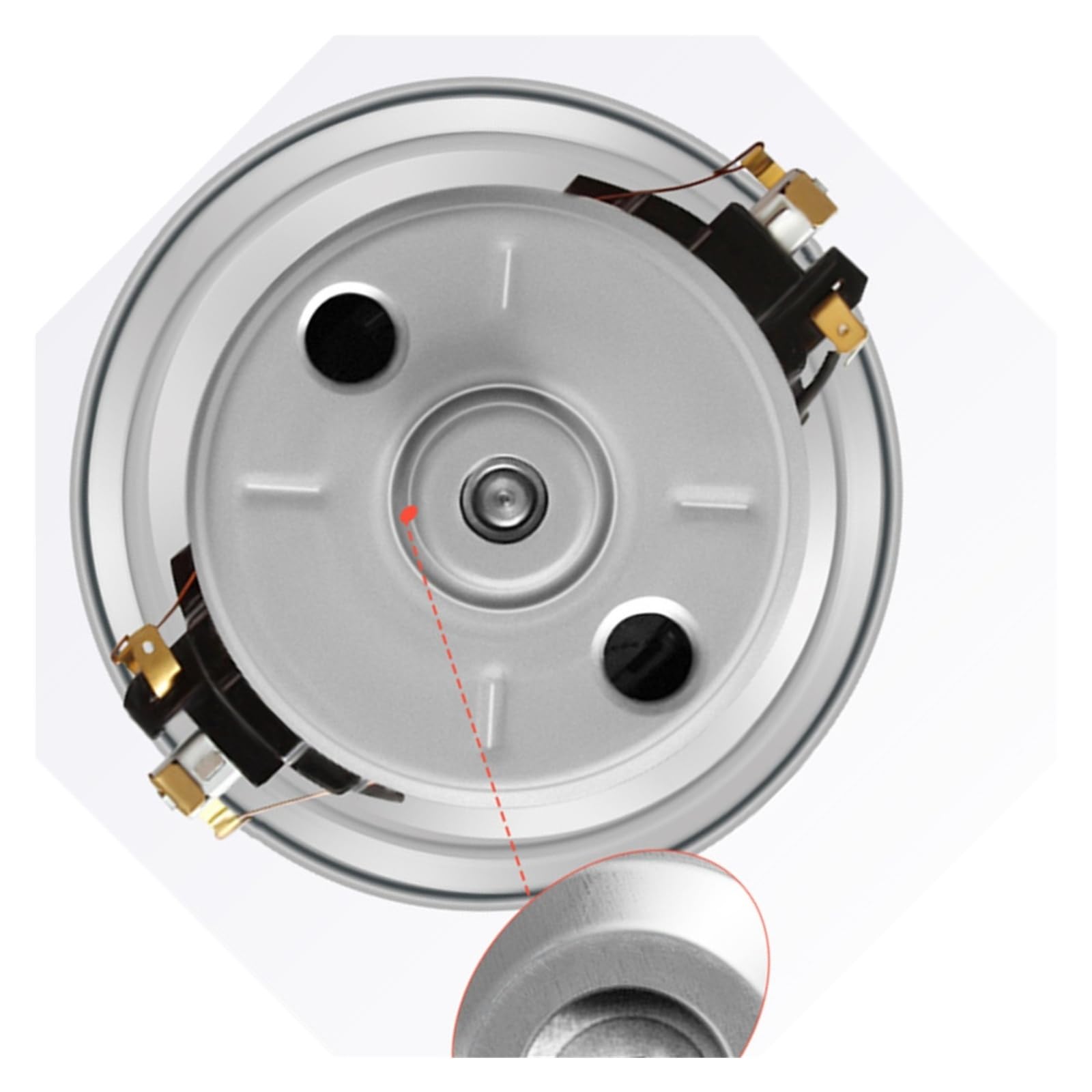 Motor De Aspiradora Universal De 220 V Y 1200 W, Diámetro De 121 Mm, Compatible con Philips FC8254, FC8256, FC8258, FC8204 Y FC8206.