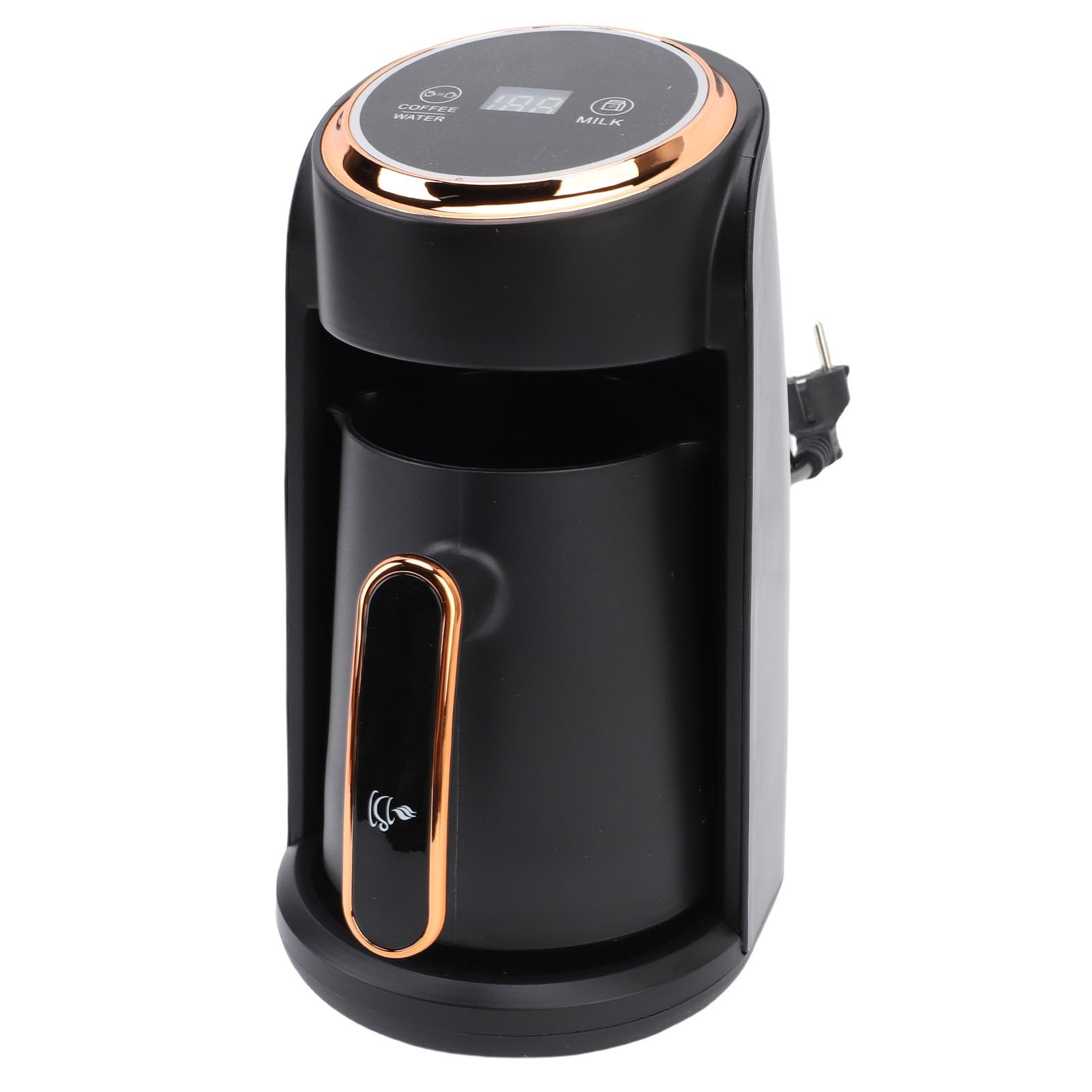Goshyda Türkische Kaffeemaschine, 300 Ml 4 Tassen Kapazität, Türkische Kaffeemaschine Elektrische Kaffeekanne, 5 Minuten Schneller Geschmack