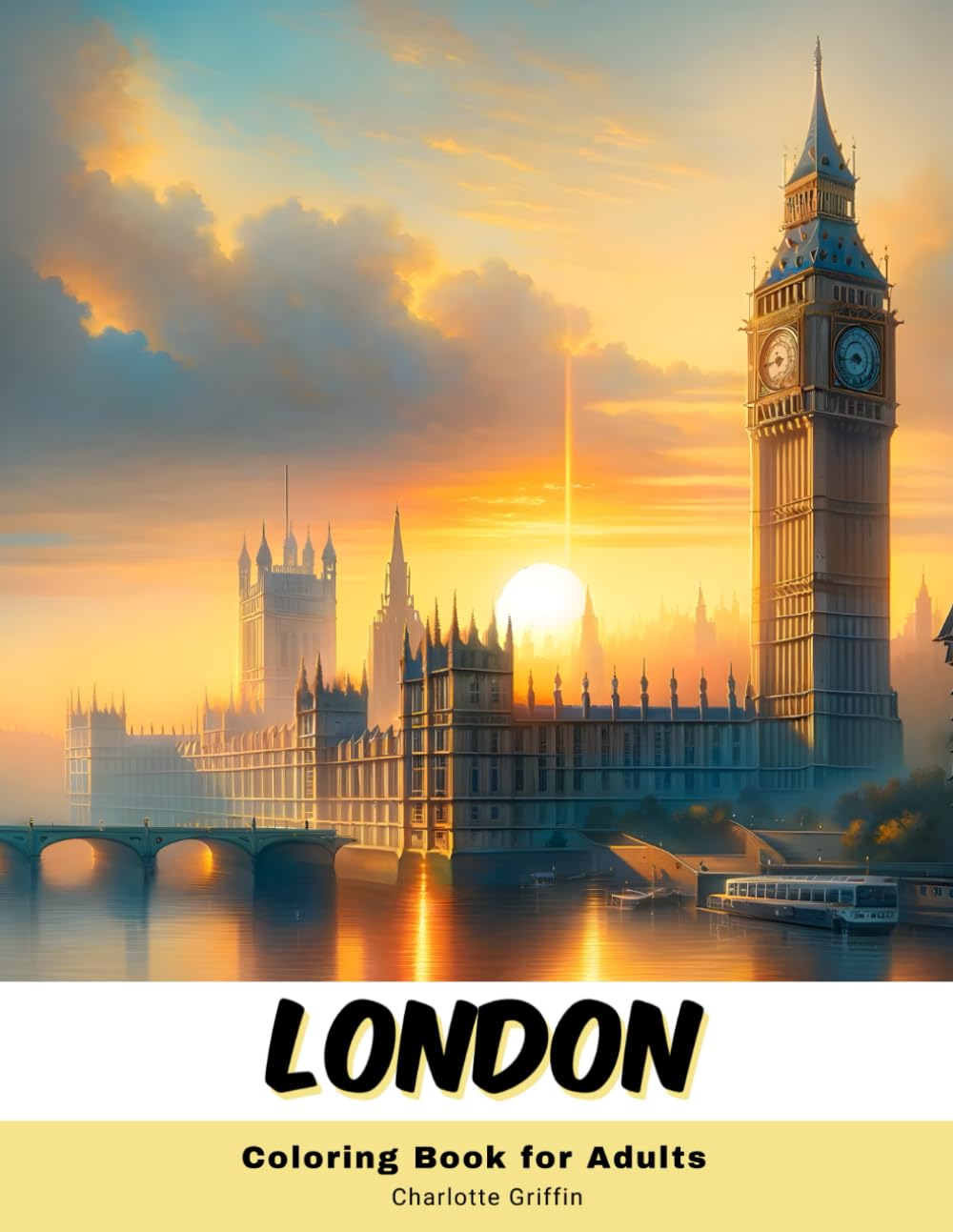 London Coloring Book for Adults: 40 Pages of London landmarks
