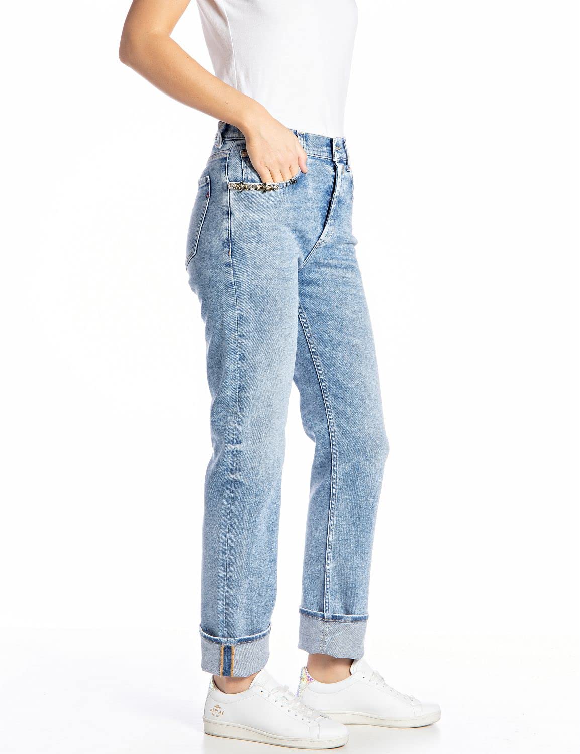Replay Maijke Straight Jeans Donna