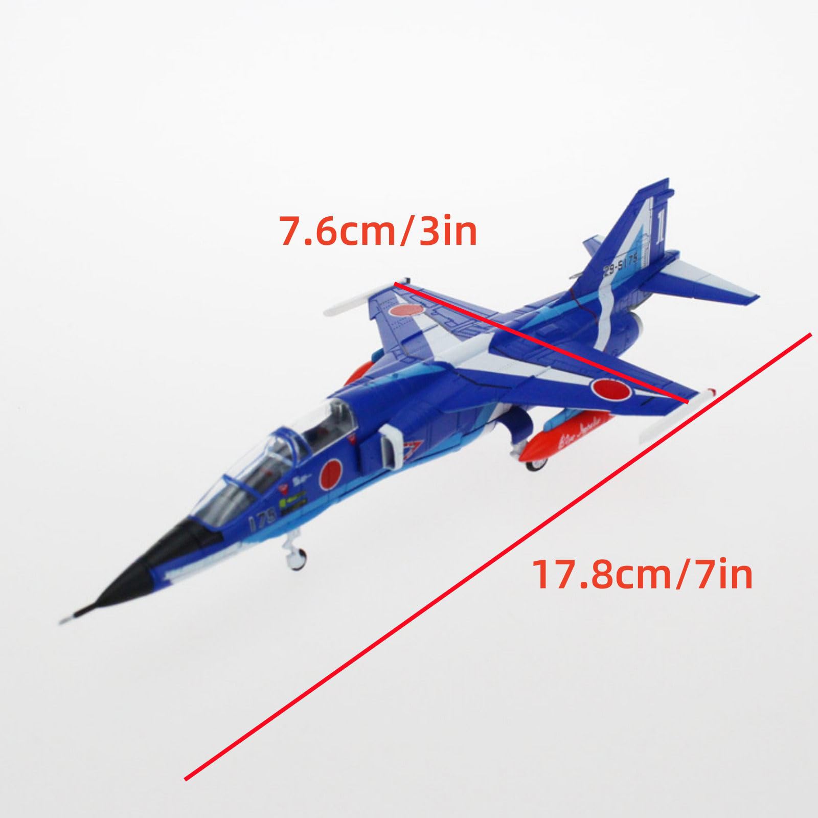 航空自衛隊 戦闘機模型 完成品 ブルー迷彩 ケース付き ダイキャスト風 飛行機 Amazon.co.jp: 1/100 ダイキャスト合金 航空自衛隊 T-2 ブルー