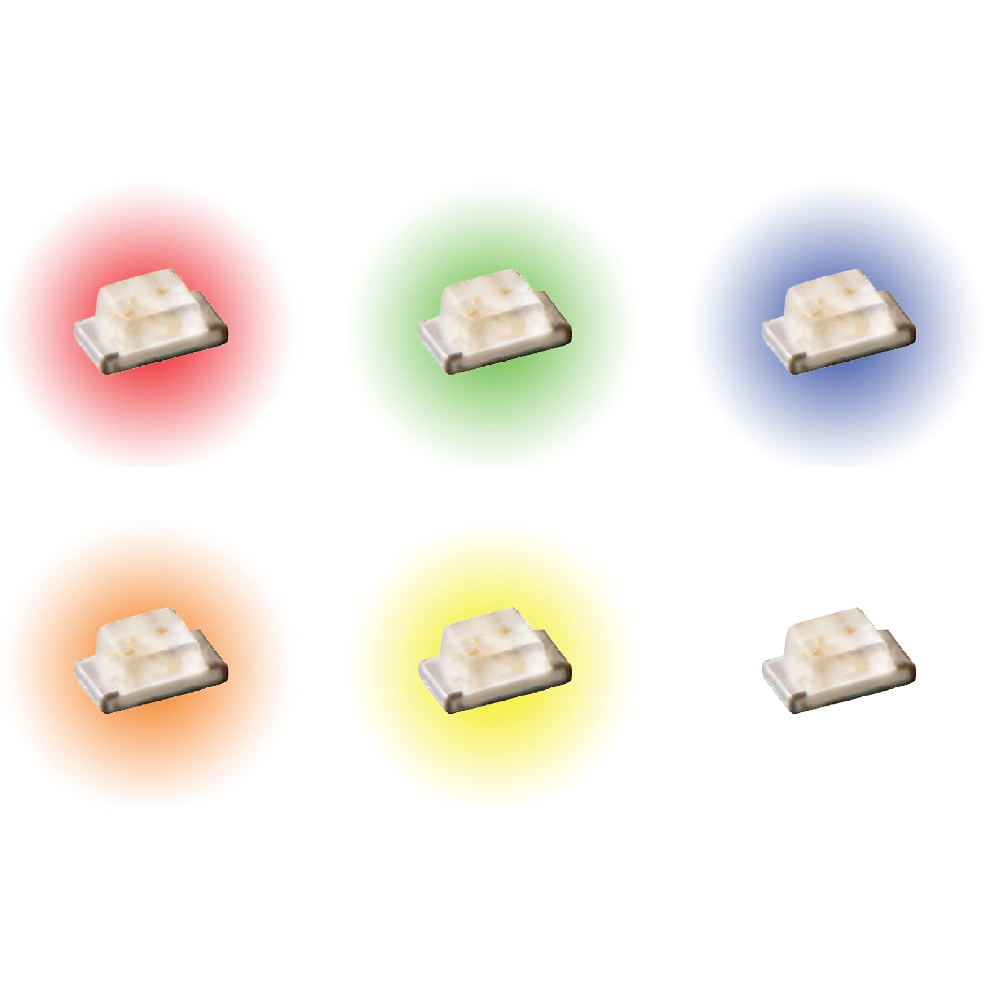 Kit di LED SMD 0402-6 colori - 60 pezzi