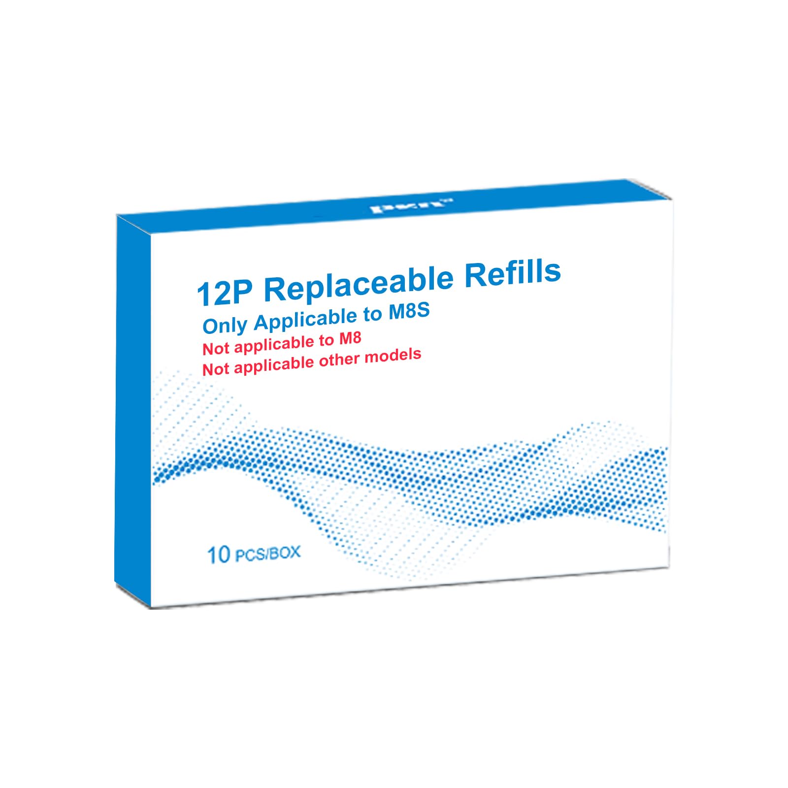 10PCS M8S/A8S/A9 12P Original Replaceable Refills - M8S Replacement Needle Cartridge Refills for Tattoo Use(12P)