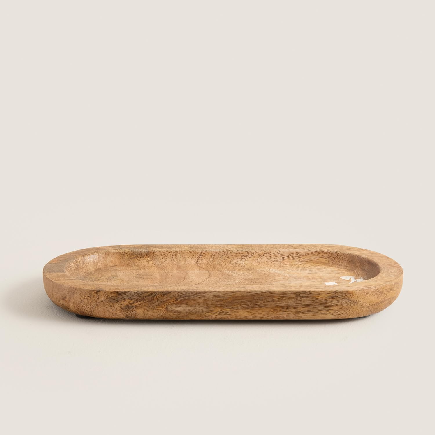 Fuchsia Sunum Tabağı 30x13cm Natural