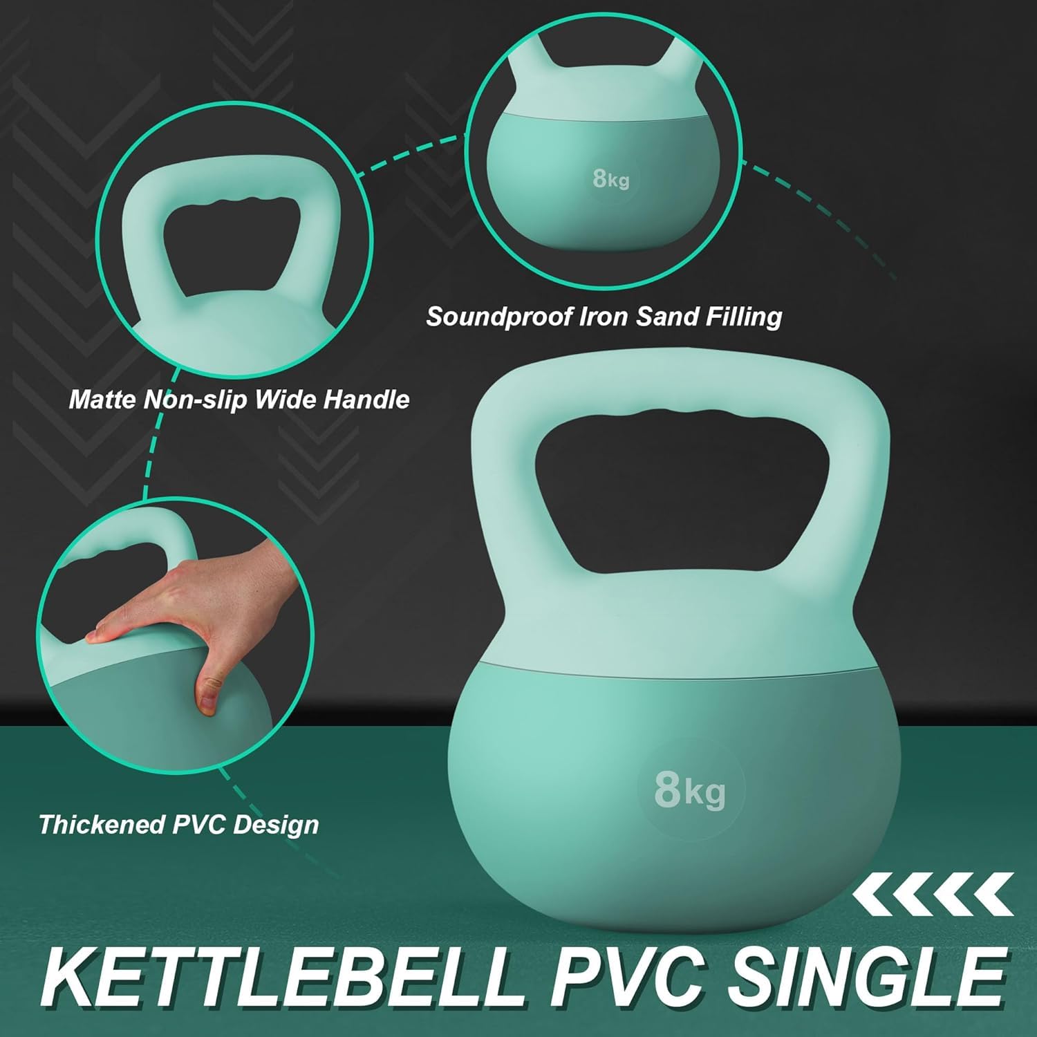 SDHYL Soft Kettlebell Kettlebell Workout für Frauen Männer für Training, Fitness Krafttraining zu Hause oder im Fitnessstudio