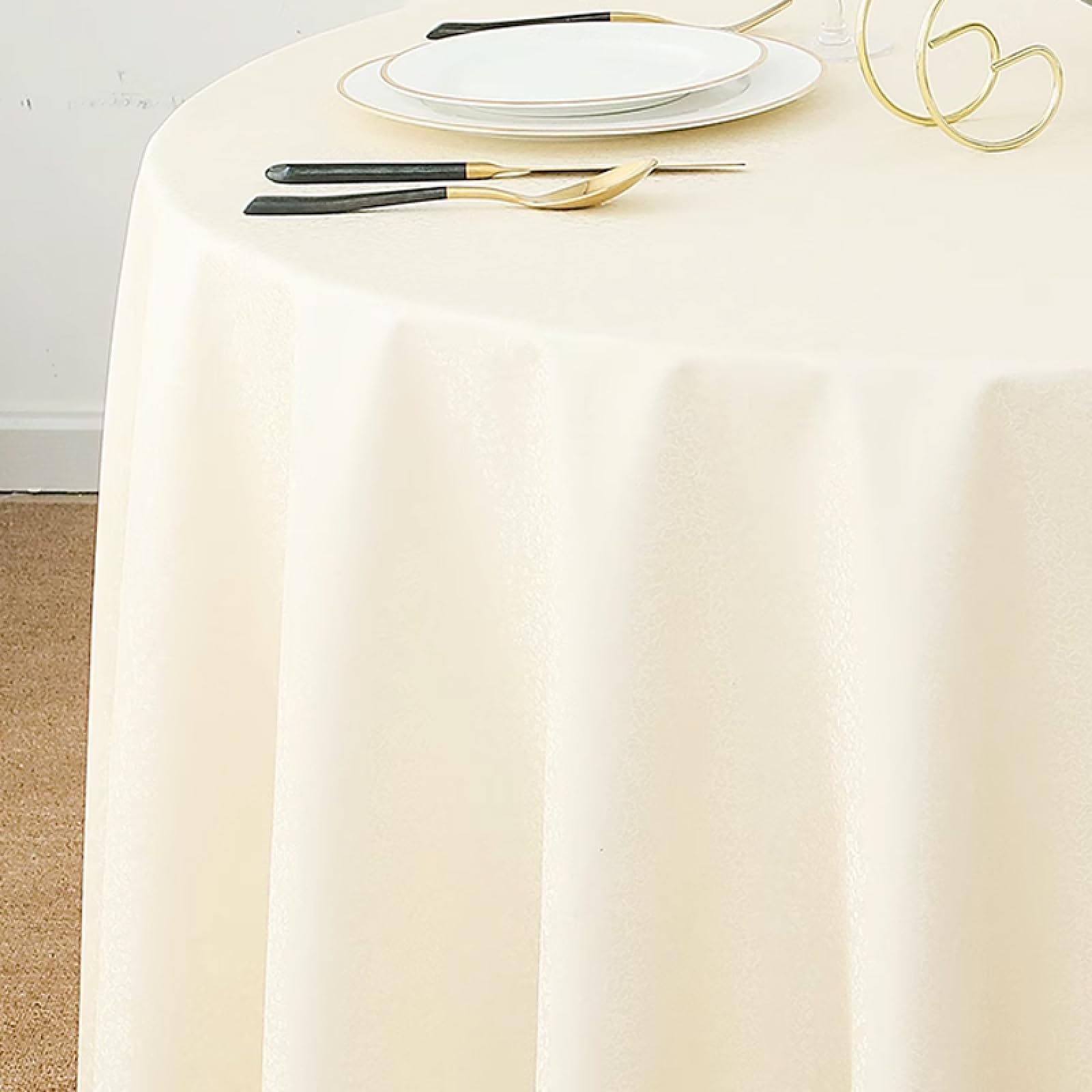 Nappe imperméable anti-salissure lavable pour protection de table durable