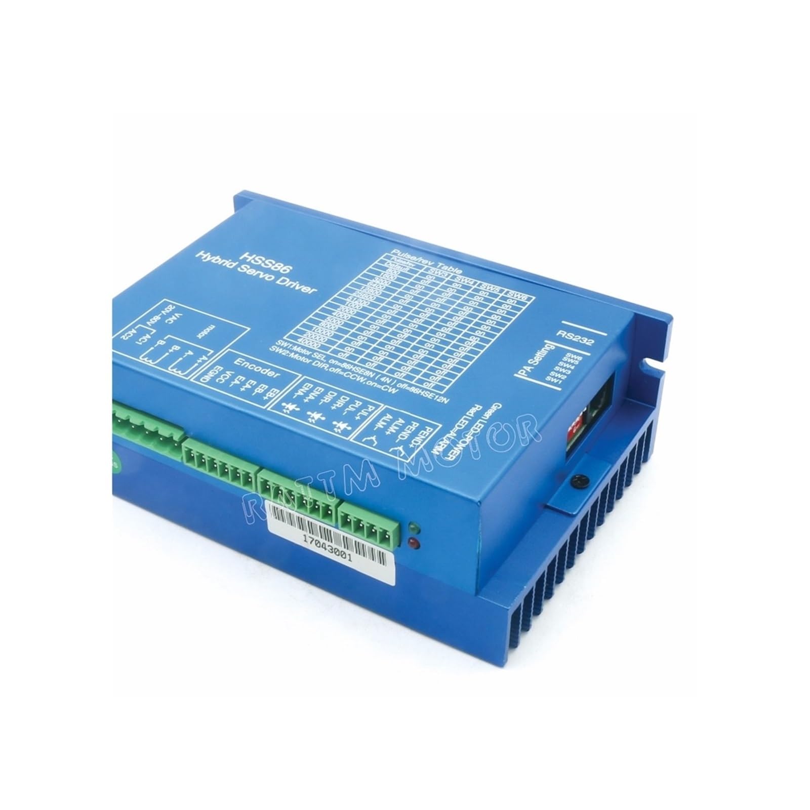 Servocontrolador híbrido 2HSS86 for servomotores de Circuito Cerrado de 4,5 NM/8 N.m/12 N.m