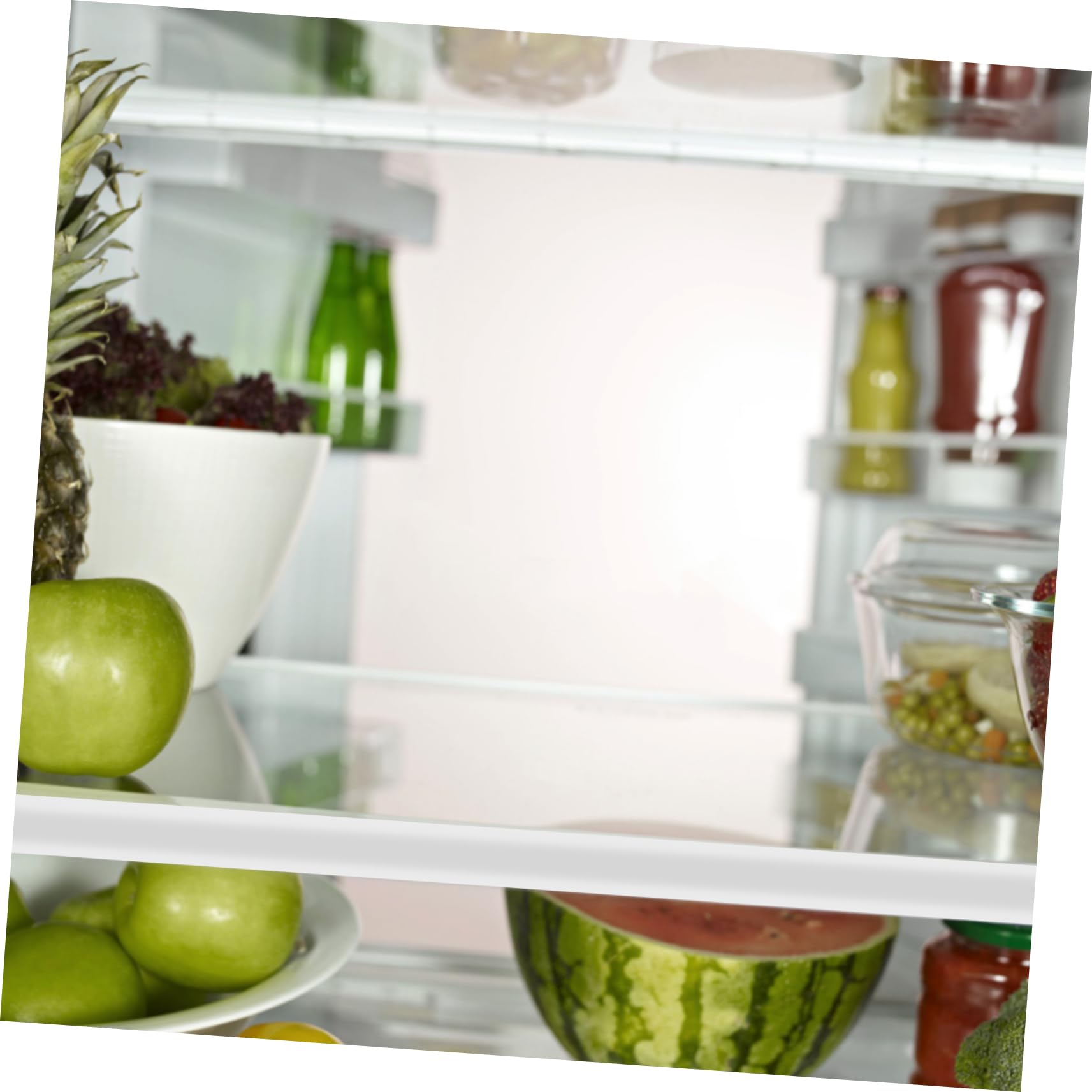 Kühlschrank Glasregal für Gefrierfach Tempered Glass Trennwand für Kühlschrank Einfache Installation ohne Werkzeug Vielseitig Einsetzbar für Zuhause und Büro