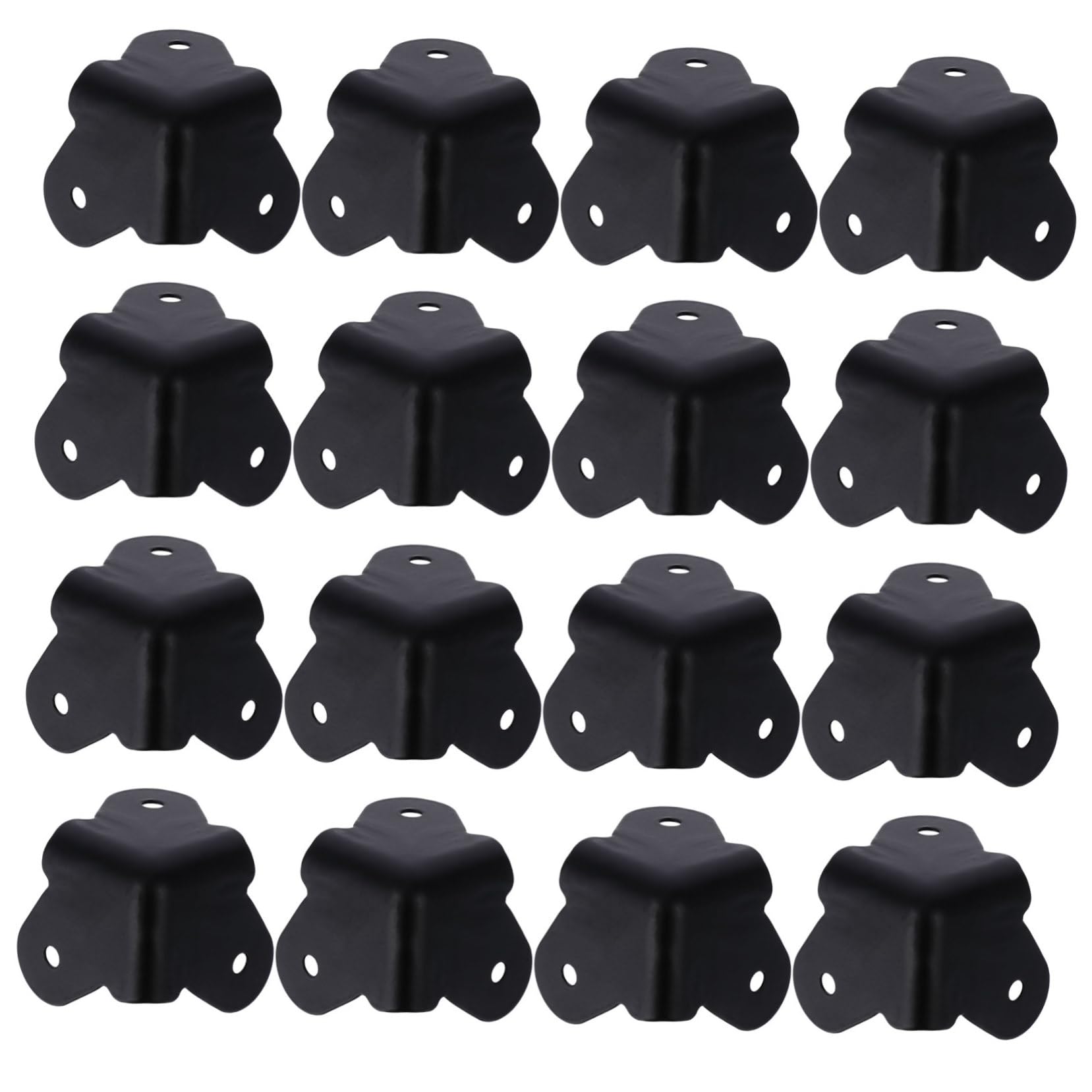 LALADEFIEE 16pcs Speaker Cabinet Guard Protectors Black Speaker Corners Edge Protectors