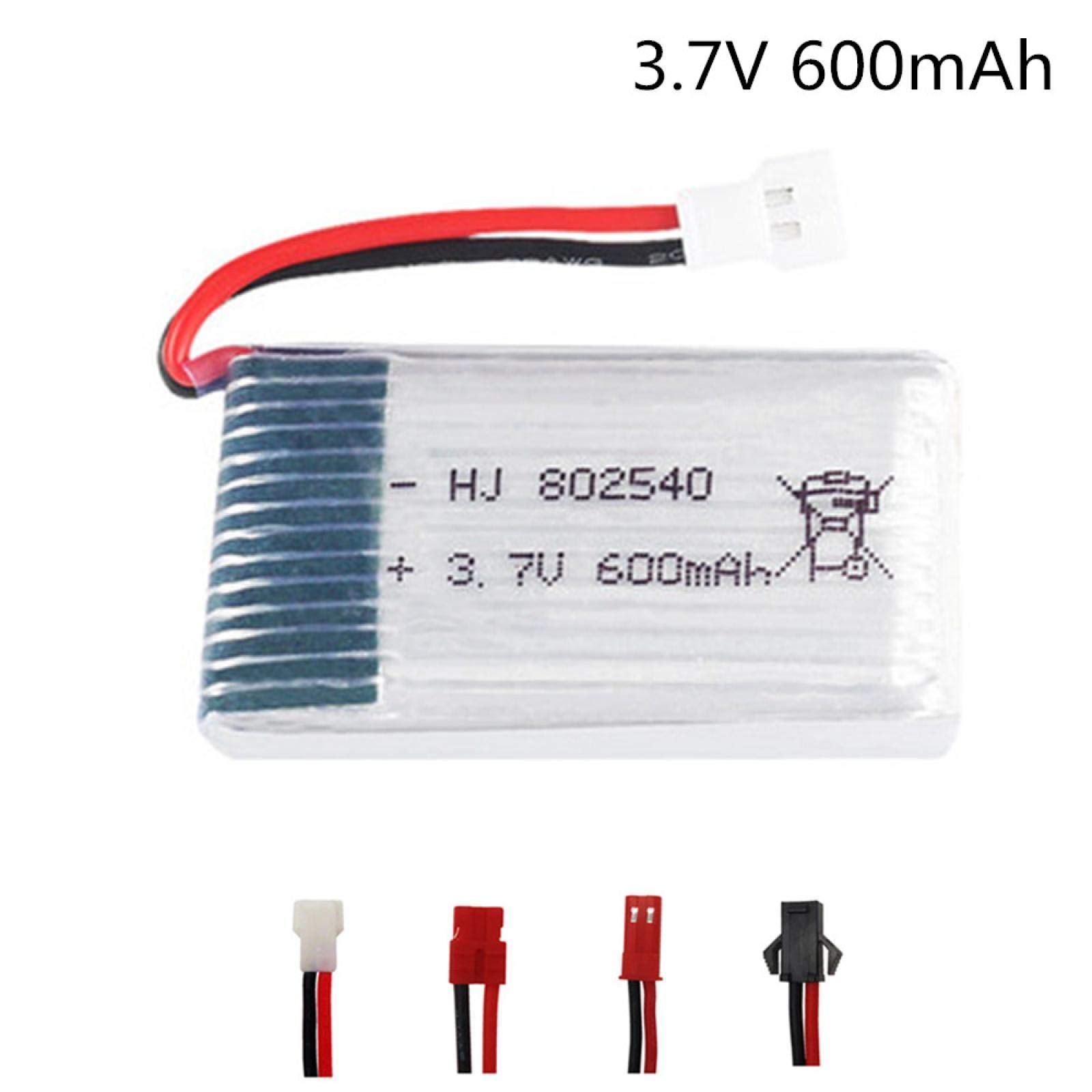 Batería para Dron RC 802540 3.7V 800mAh, Potencia de Respaldo Avanzada, Liviana y de Alto Rendimiento para una Experiencia de Vuelo Ilimitada, para SYMA X5C X5C-1 X5 X5SC X5SW Batería para Dron RC 802540 3.7V 800mAh, Potencia de Respaldo Avanzada, Liviana y de Alto Rendimiento para una Experiencia de Vuelo Ilimitada, para SYMA X5C X5C-1 X5 X5SC X5SW