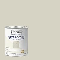 Vista 116 de Rust-Oleum Painter's Touch 1979502 - Pintura de látex, color negro brillante, 1 cuarto de galón