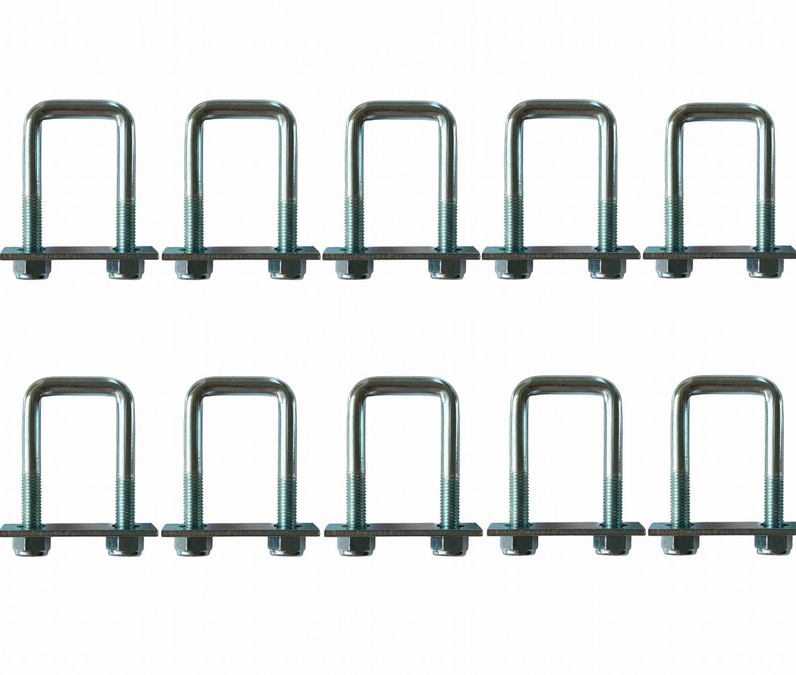 10x U-Bügel Zurrbügel 800kg 92 mm Zurrmulde Ladungssicherung Zurröse M12 Zurrhaken LKW