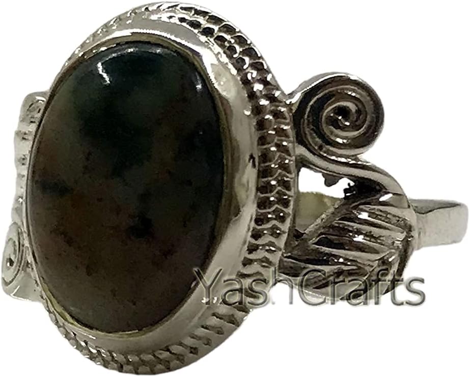 Blood Stone Solid 925 Sterling Silver Ring/Natural Oval Cab Bloodstone Gemstone Ring/Gorgeous BloodStone Silver Ring, Handmade Jewelry, Women's Ring, Women's Ring, Best Ring For Her