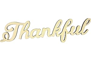 10-Pack Unfinished Wood Cutout Table Place Card Decorations for Thanksgiving