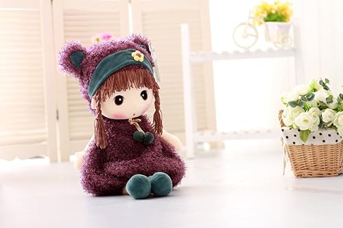 Miniatura 2 de Tvoip Precioso regalo de cumpleaños creativo de Phyllis para muñecas de juguete de los niños Juguetes de peluche 17.7 pulgadas (púrpura)