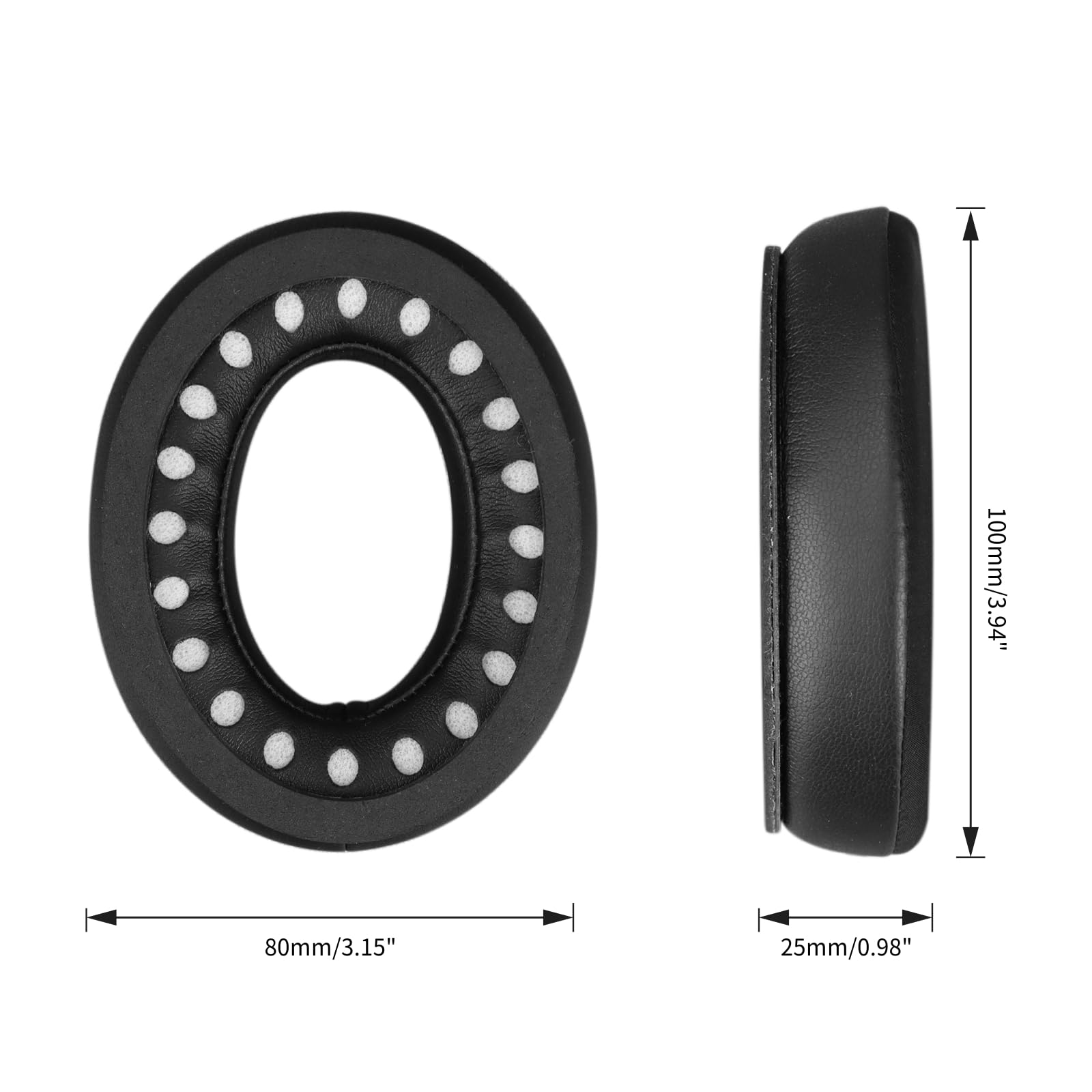 SINOWO Cooling Gel Earpads Replacement for Bose QuietComfort 35 (QC35) & Quiet Comfort 35 II (QC35 ii) Headphones,Ear Pads Cushions with Noise Isolation Foam(Blue) - Image 4