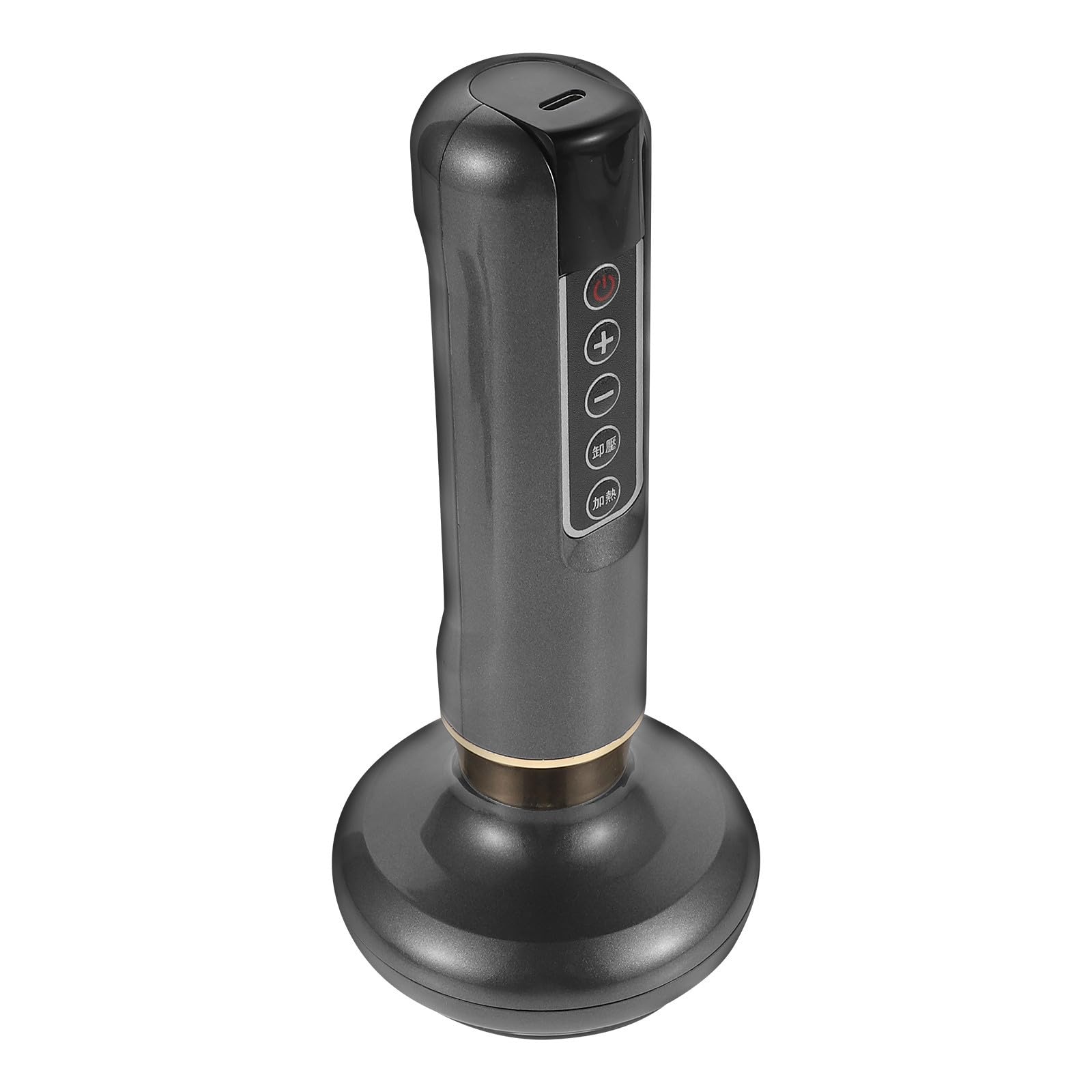 Masajeador Raspador Eléctrico de Mano Abs Negro, 5v 8w