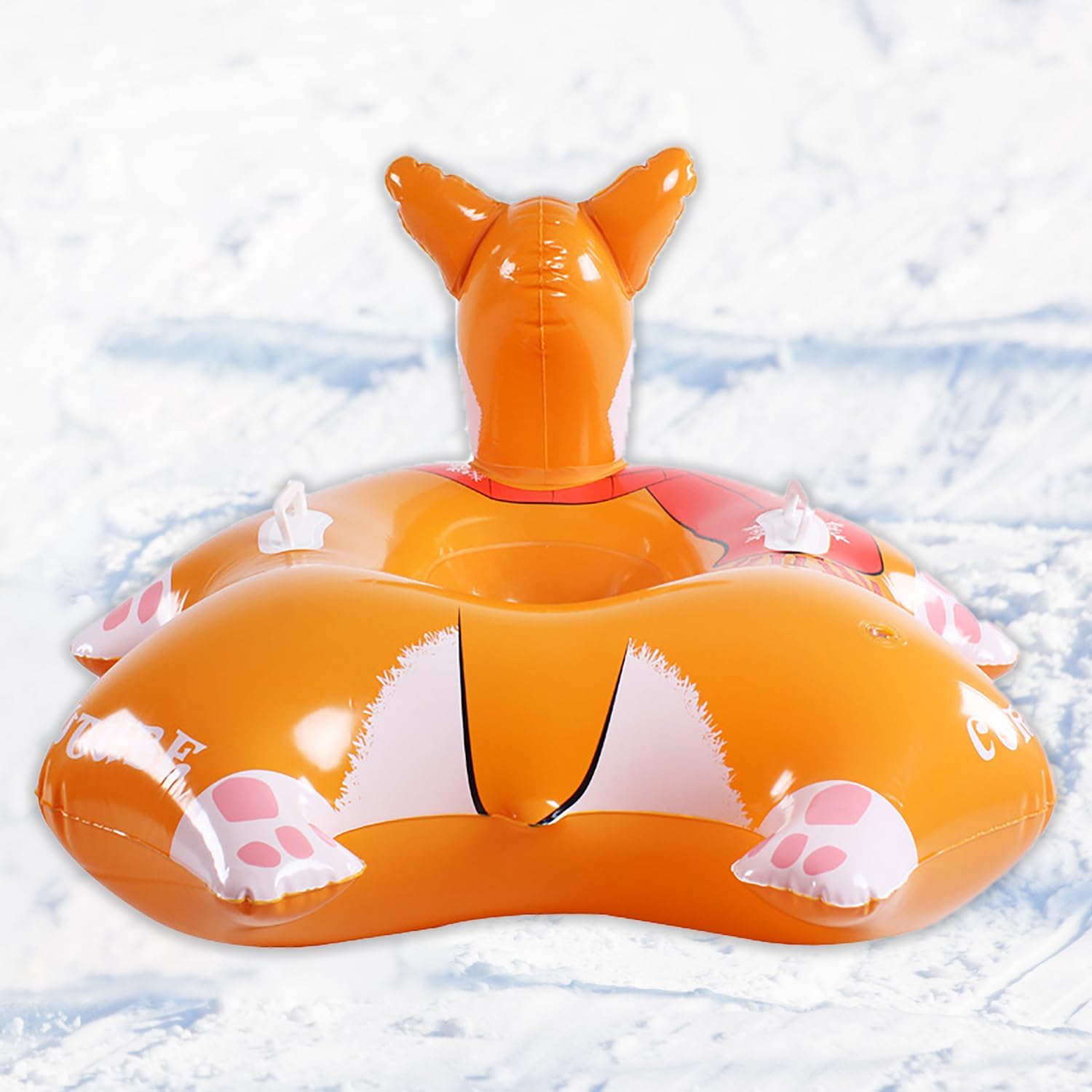 Snow Tube Sled,Inflatable Snow Sled PVC,Snow Sleds Winter Toy for Skiing Outdoor Activities Winter Sports for Kids and Adults