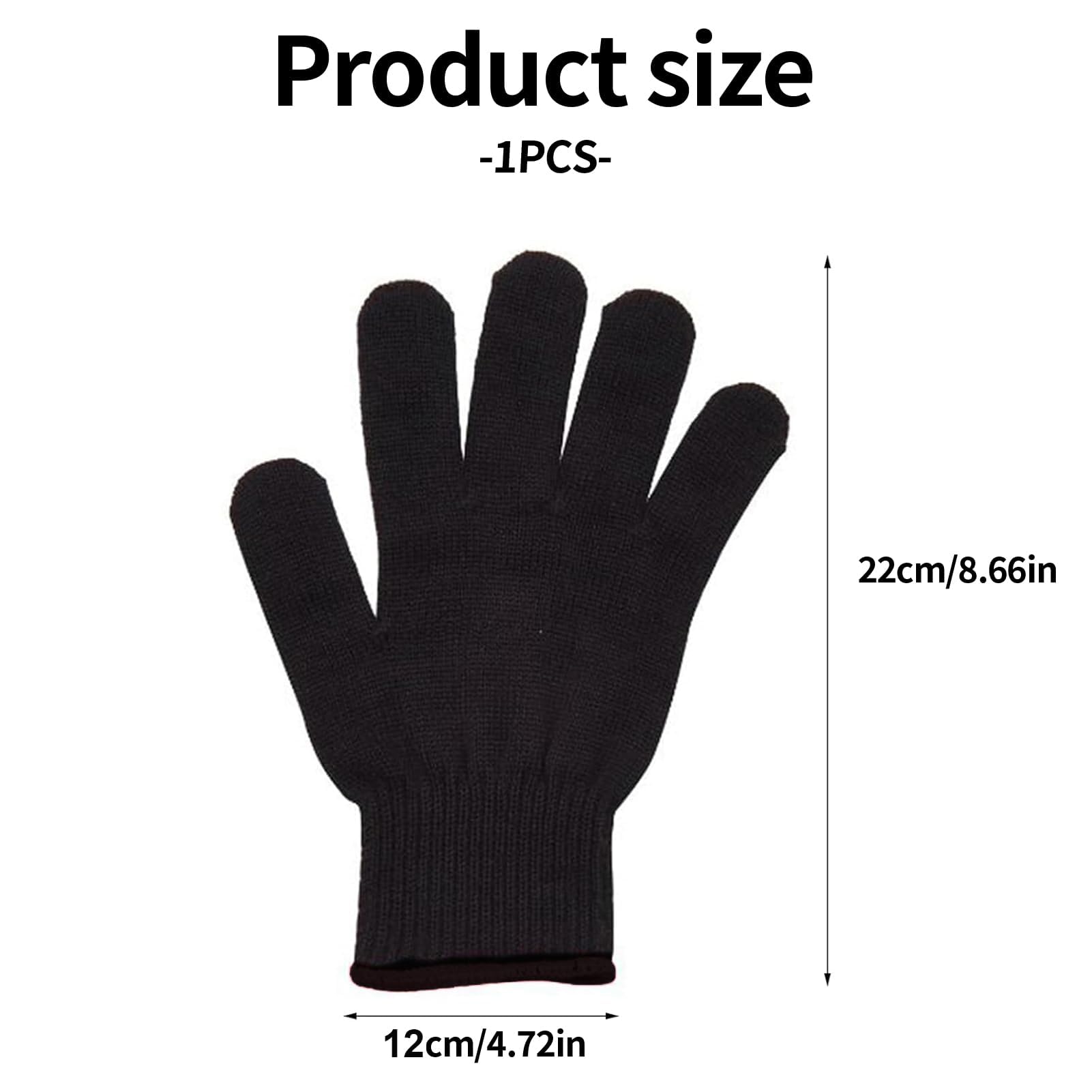 Gants professionnels résistants à la chaleur,Gants de Protection Contre la Chaleur,Anti-Brûlure pour les Mains,gants de protection contre la chaleur pour coiffure.