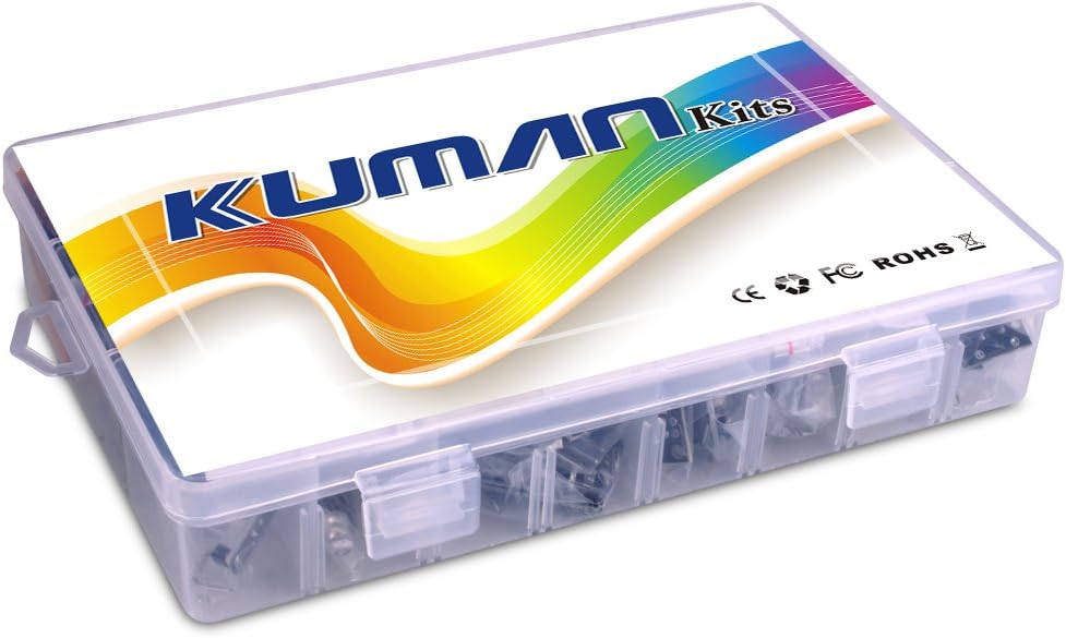 Flash Deals - 50% OFF kuman Compatible For Arduino Raspberry pi Sensor kit, 37 in 1 Robot Projects Starter Kits with Tutorials Compatible for Arduino RPi 3 2 Model B B+ K5 Hottest Sale kuman Compatible For Arduino Raspberry pi Sensor kit, 37 in 1 Robot Projects Starter Kits with Tutorials Compatible for Arduino RPi 3 2 Model B B+ K5