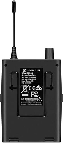 Miniatura 3 de Sennheiser XSW-IEM Wireless In-Ear monitor System A Banda, Negro