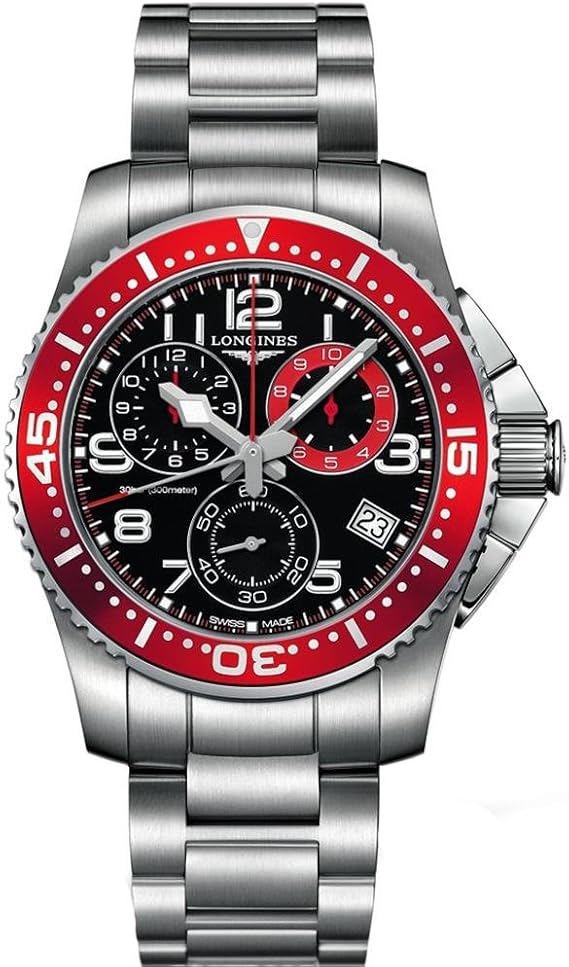 longines hydroconquest red bezel
