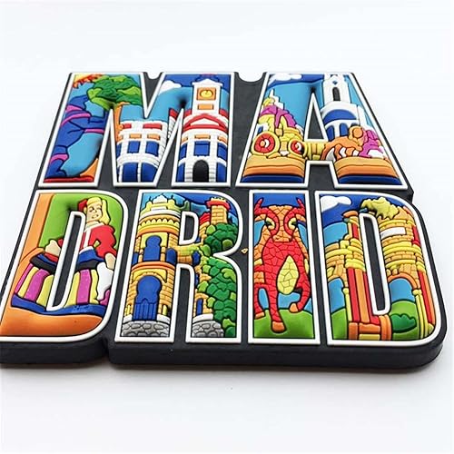 Miniatura 2 de Madrid España - Imán para nevera, regalo, decoración de cocina para el hogar, colección de pegatinas magnéticas