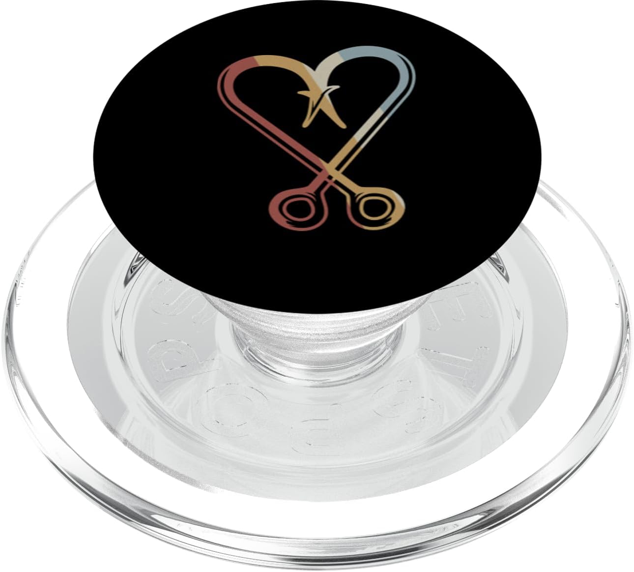 Fishing Hooks Retro Style Vintage PopSockets PopGrip for MagSafe