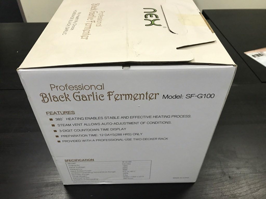 Black Garlic Fermenter Full Automatic Intelligent Control and Ferment Single Colve Garlic Mutiple Clove Garlic DIY,Garlic Ferment Box Black Garlic Maker