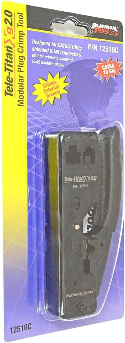 Platinum Tools Tele-Titan Xg 20 Crimp Tool Clamshell Accessory Box (12516C)