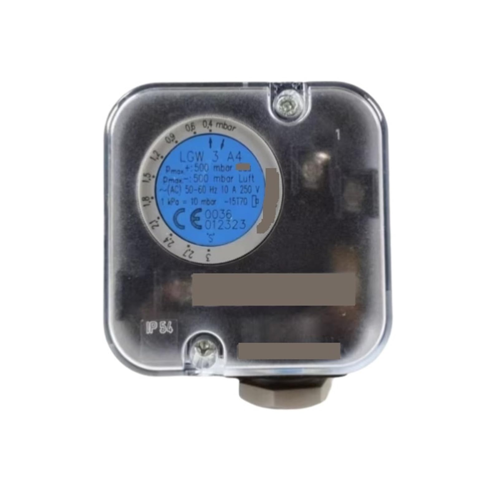 LGW3A4 Pressostat haute précision et durabilité pour brûleur industriel