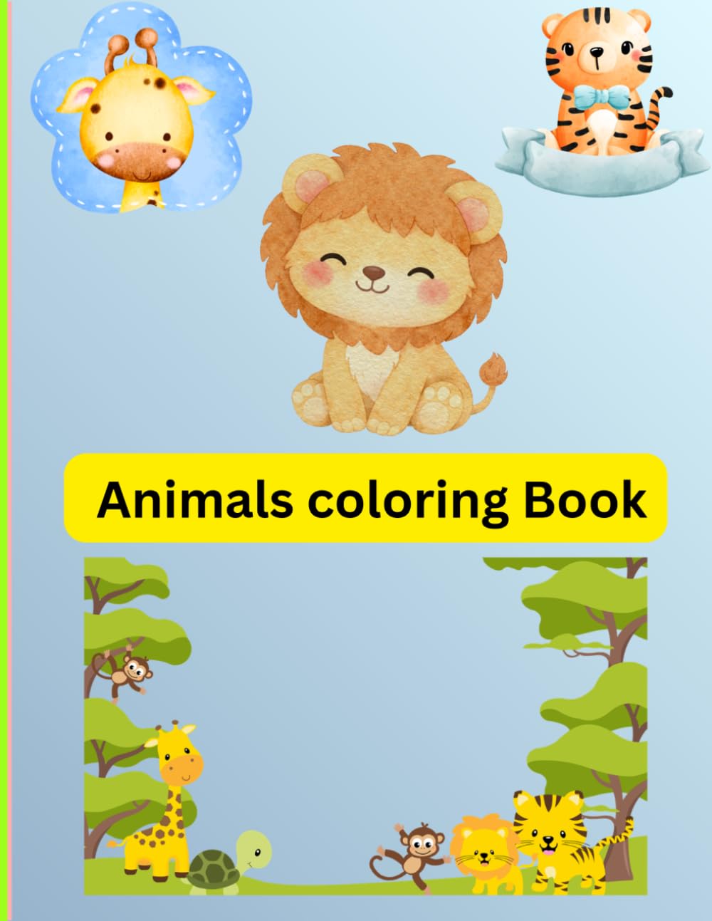 Animal coloring book (Animal adventures coloring books)