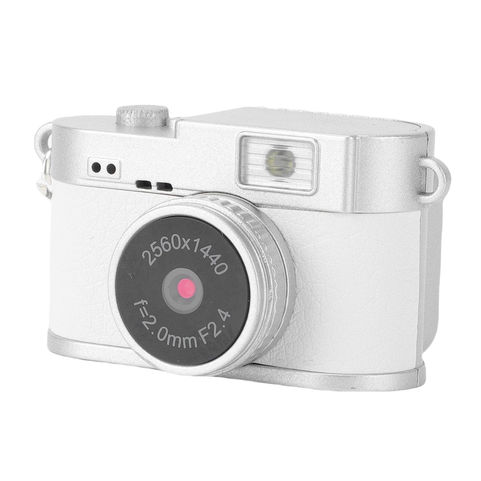 Vintage Digital Camera 2K FHD Video 2MP Photos, Small Portable Compact Camera with 1.47 Inch Color Screen, LED Fill Light for Photography (White)-image-39