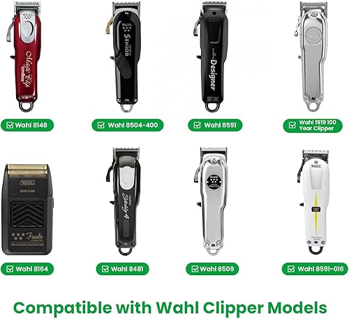 Miniatura 4 de Wahl Magic Clip - Cable de carga inalámbrico de 4 V 2 A de repuesto Wahl Clippers para Wahl Shaver 8164859181488504, Wahl 1919 100 años, Wahl 5-Star