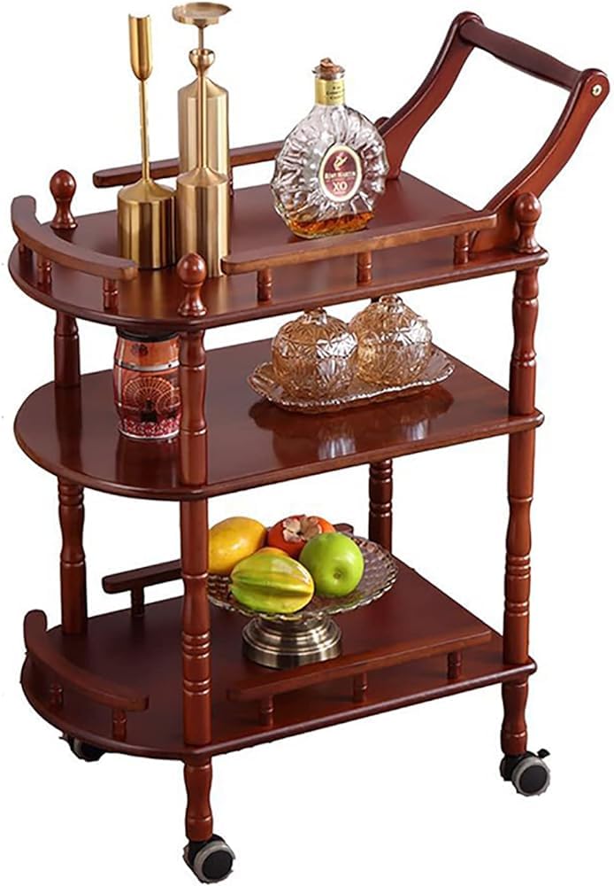 Chariot De Bar Ou De Dessert Français à 3 Niveaux En Lucite Et Nickel De Style Moderne Du Milieu Du Si%c3%a8cle Dernier